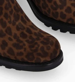 Boot biker à boucle - Justy 70 - Cuir velours - Boots - Bottines|Boots - Bottines