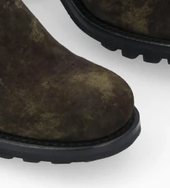 Online Boot biker à boucle - Justy 70 - Cuir velours - Boots - Bottines|Boots - Bottines