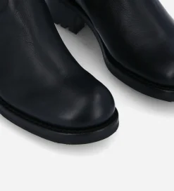 Clearance Botte biker à boucle - Biker 40 - Cuir grainé - Bottes|Bottes