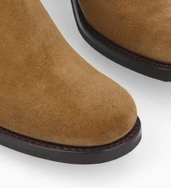 Best Botte biker à boucle - Biker 7 - Cuir velours - Bottes|Bottes