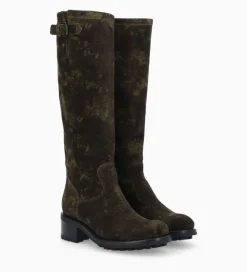 Best Botte biker à boucle - Biker 40 - Cuir velours - Bottes|Bikers