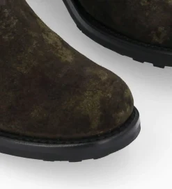 Best Botte biker à boucle - Biker 40 - Cuir velours - Bottes|Bikers