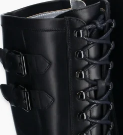 Discount Botte biker lacée à boucle - Justy 70 - Cuir lisse - Bottes|Bottes