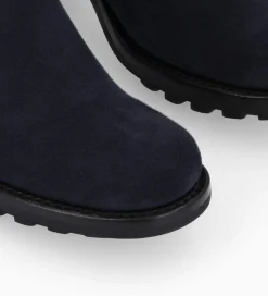 Best Botte biker zippée à boucle - Justy 70 - Cuir velours - Bottes|Bottes