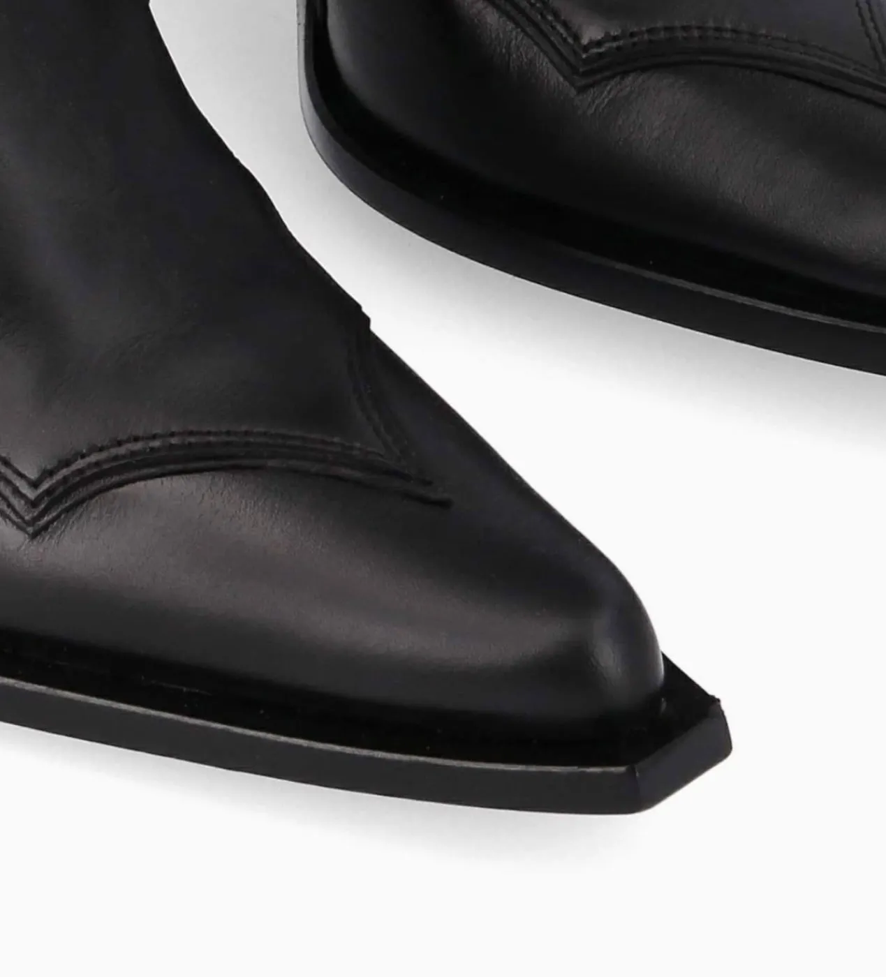 Outlet Botte western à talon - Annie 80 - Cuir de veau lisse mat - Bottes|Bottes