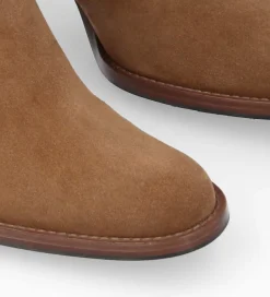 Online Botte zippée à talon - Legend 70 - Cuir velours - Bottes