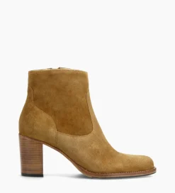 Online Bottine à talon à zip - Legend 70 - Cuir velours - Boots - Bottines