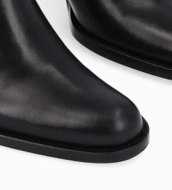 Bottine à talon à zip - Legend 70 - Cuir lisse brillant - Boots - Bottines