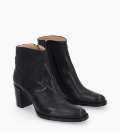 Best Bottine à talon à zip - Legend 70 - Cuir grainé - Boots - Bottines