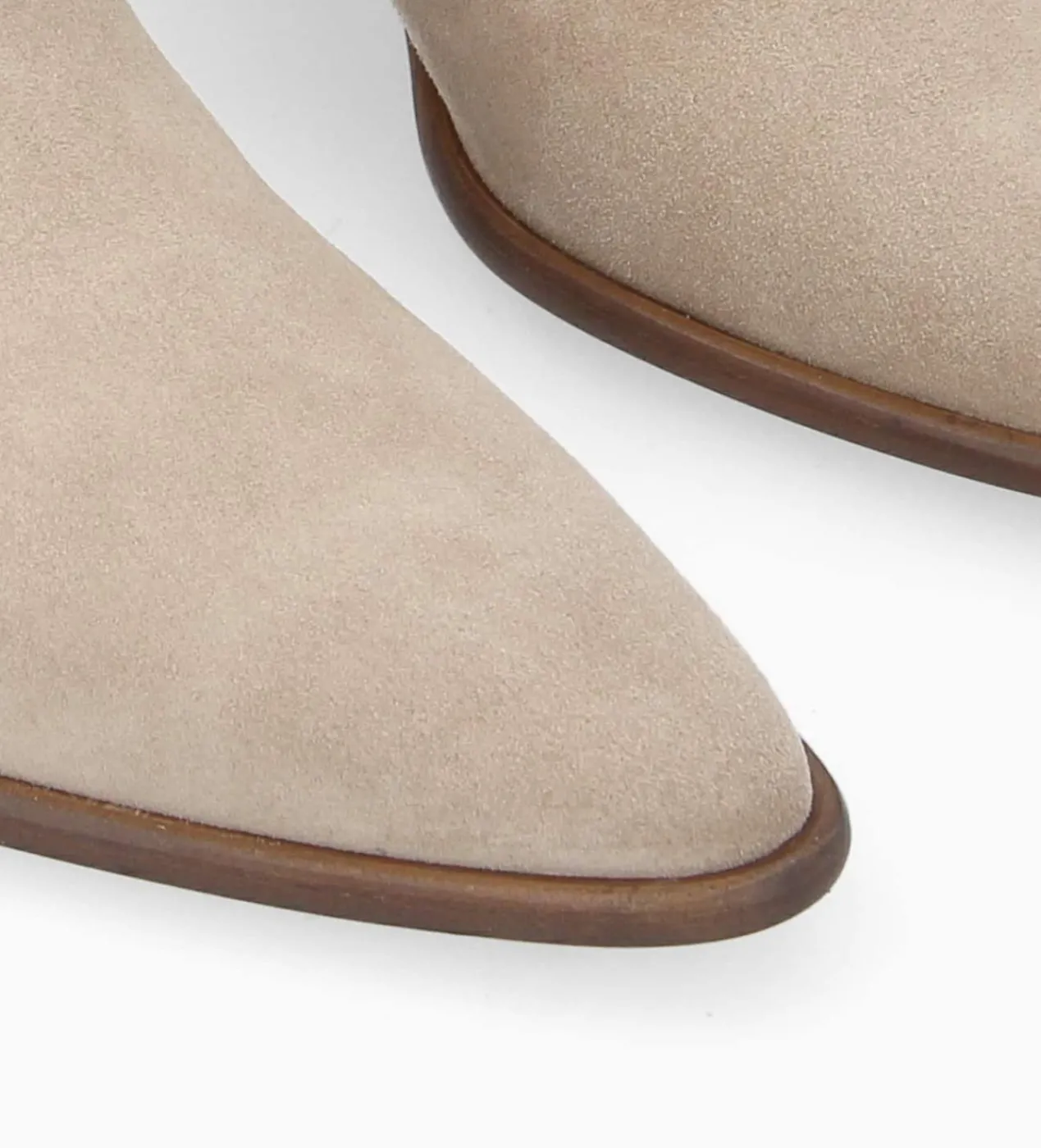 Bottine à talon à zip - Megan 50 - Cuir velours - Boots - Bottines