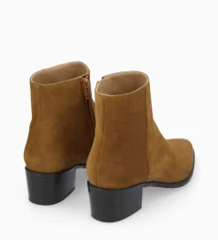 Online Bottine à talon à zip - Megan 50 - Cuir velours - Boots - Bottines