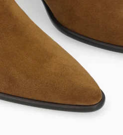 Online Bottine à talon à zip - Megan 50 - Cuir velours - Boots - Bottines