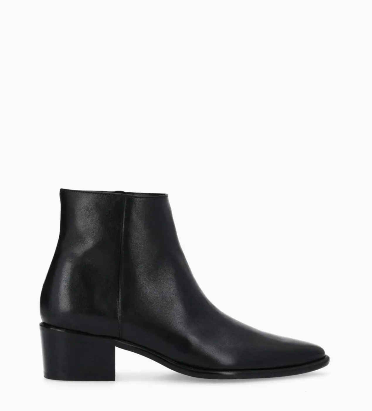 Online Bottine à talon à zip - Megan 50 - Cuir lisse - Boots - Bottines