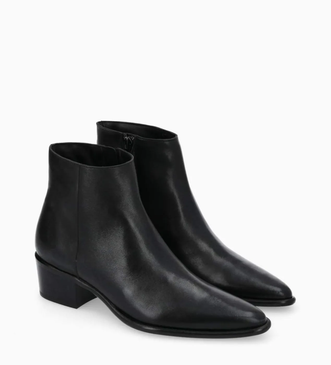 Online Bottine à talon à zip - Megan 50 - Cuir lisse - Boots - Bottines