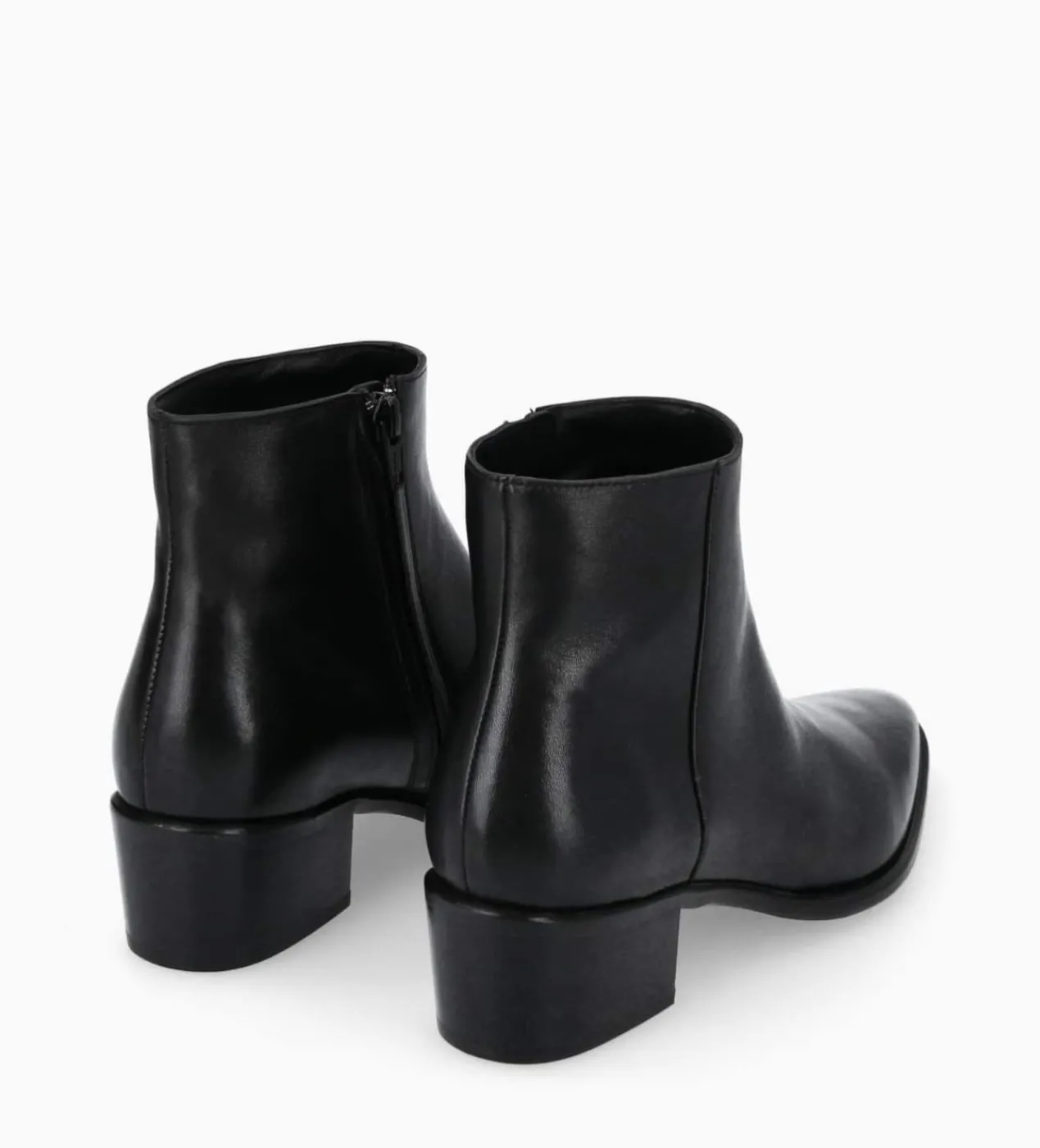 Online Bottine à talon à zip - Megan 50 - Cuir lisse - Boots - Bottines