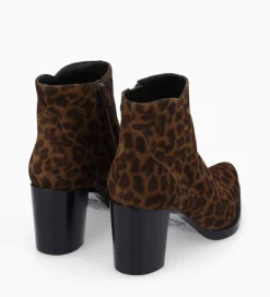 Outlet Bottine à talon à zip - Paddy 70 - Cuir velours - Boots - Bottines|Boots - Bottines