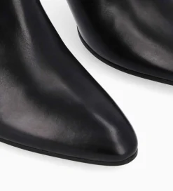 Outlet Bottine à talon aiguille zippée - Stella 85 - Cuir de veau lisse brillant - Boots - Bottines|Boots - Bottines