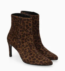 Online Bottine à talon aiguille zippée - Stella 85 - Cuir velours - Boots - Bottines|Boots - Bottines