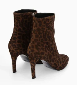 Online Bottine à talon aiguille zippée - Stella 85 - Cuir velours - Boots - Bottines|Boots - Bottines