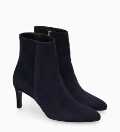 Clearance Bottine à talon aiguille zippée - Stella 65 - Cuir velours - Boots - Bottines|Boots - Bottines