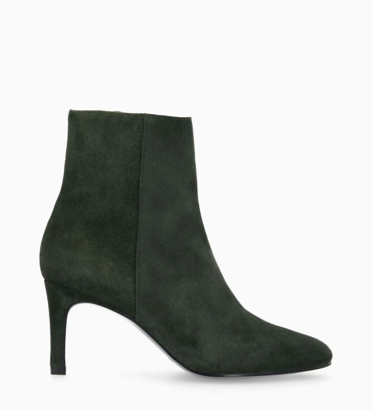 Best Bottine à talon aiguille zippée - Stella 65 - Cuir velours - Boots - Bottines|Boots - Bottines