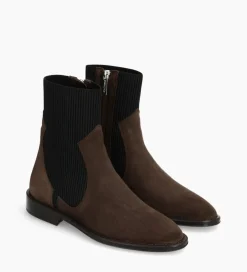 Bottine chelsea - Harri 25 - Cuir velours - Marron foncé Boots - Bottines|Boots - Bottines