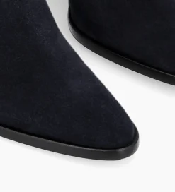 Discount Bottine chelsea à talon - Jane 70 - Cuir velours - Boots - Bottines|Boots - Bottines