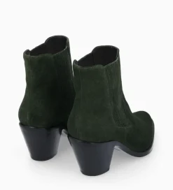 Online Bottine chelsea à talon - Jane 70 - Cuir velours - Boots - Bottines|Boots - Bottines