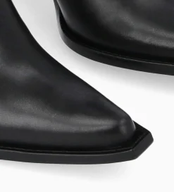 Hot Bottine chelsea à talon - Sandy 80 - Cuir imprimé crocodile/Cuir lisse brillant - Boots - Bottines|Santiags