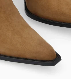 Sale Bottine chelsea à talon - Sandy 80 - Cuir velours - Boots - Bottines|Boots - Bottines