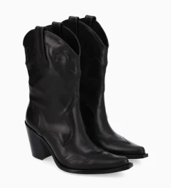 Outlet Bottine western à talon - Andy 80 - Cuir de veau lisse mat - Boots - Bottines|Boots - Bottines