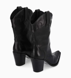 Outlet Bottine western à talon - Andy 80 - Cuir de veau lisse mat - Boots - Bottines|Boots - Bottines