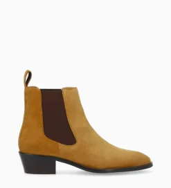 Best Bottine western chelsea - Kim 40 - Cuir velours - Boots - Bottines