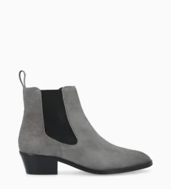 Sale Bottine western chelsea - Kim 40 - Cuir velours - Boots - Bottines