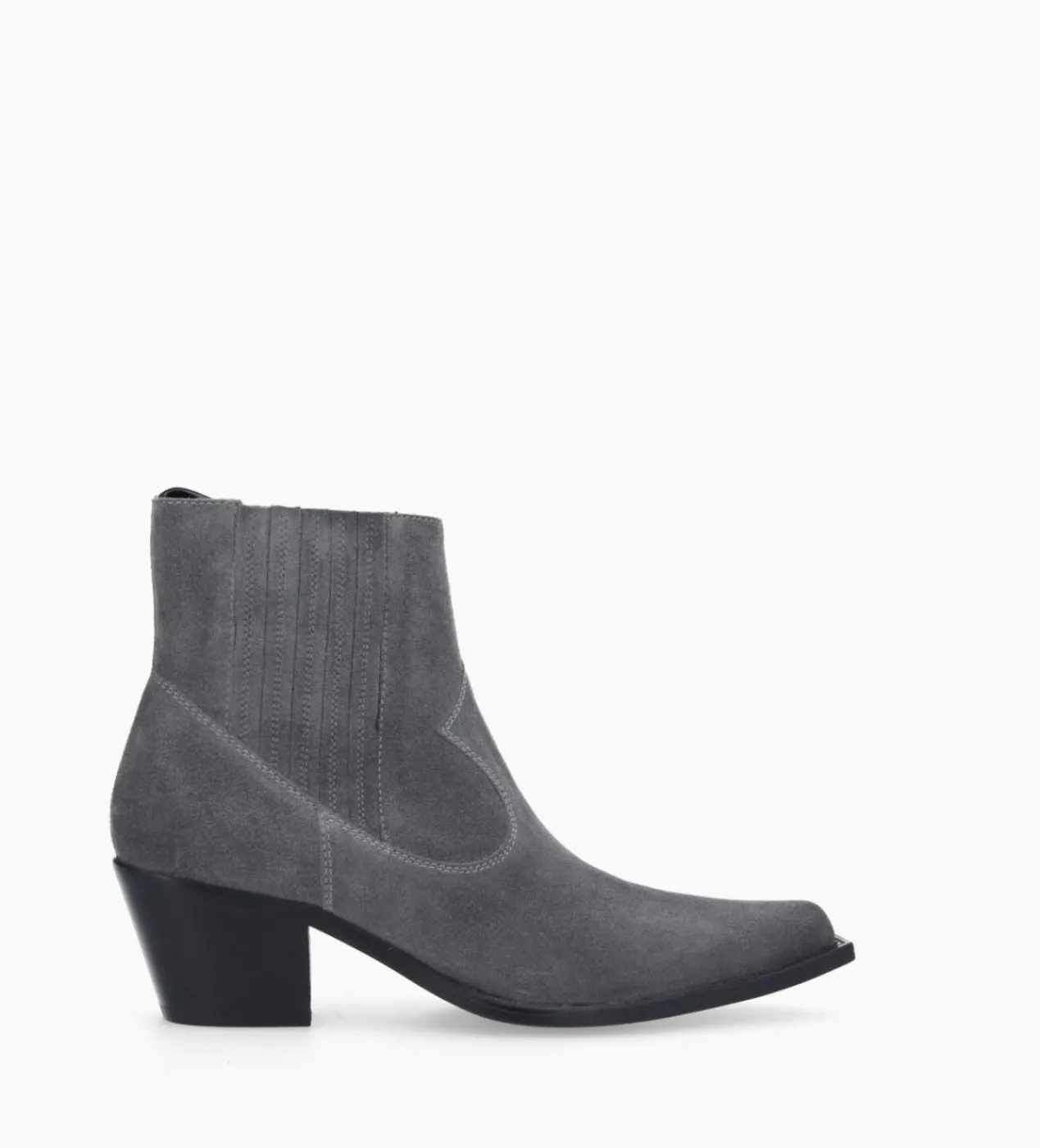 New Bottine western chelsea - Sibelle 50 - Cuir velours - Boots - Bottines|Boots - Bottines