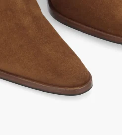 Discount Bottine western zippée - Jane 7 - Cuir velours - Boots - Bottines