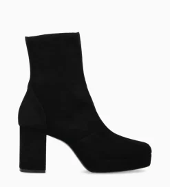 Online Bottine zippée à talon - Carlotta 70 - Cuir velours - Boots - Bottines