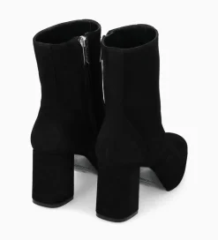 Online Bottine zippée à talon - Carlotta 70 - Cuir velours - Boots - Bottines
