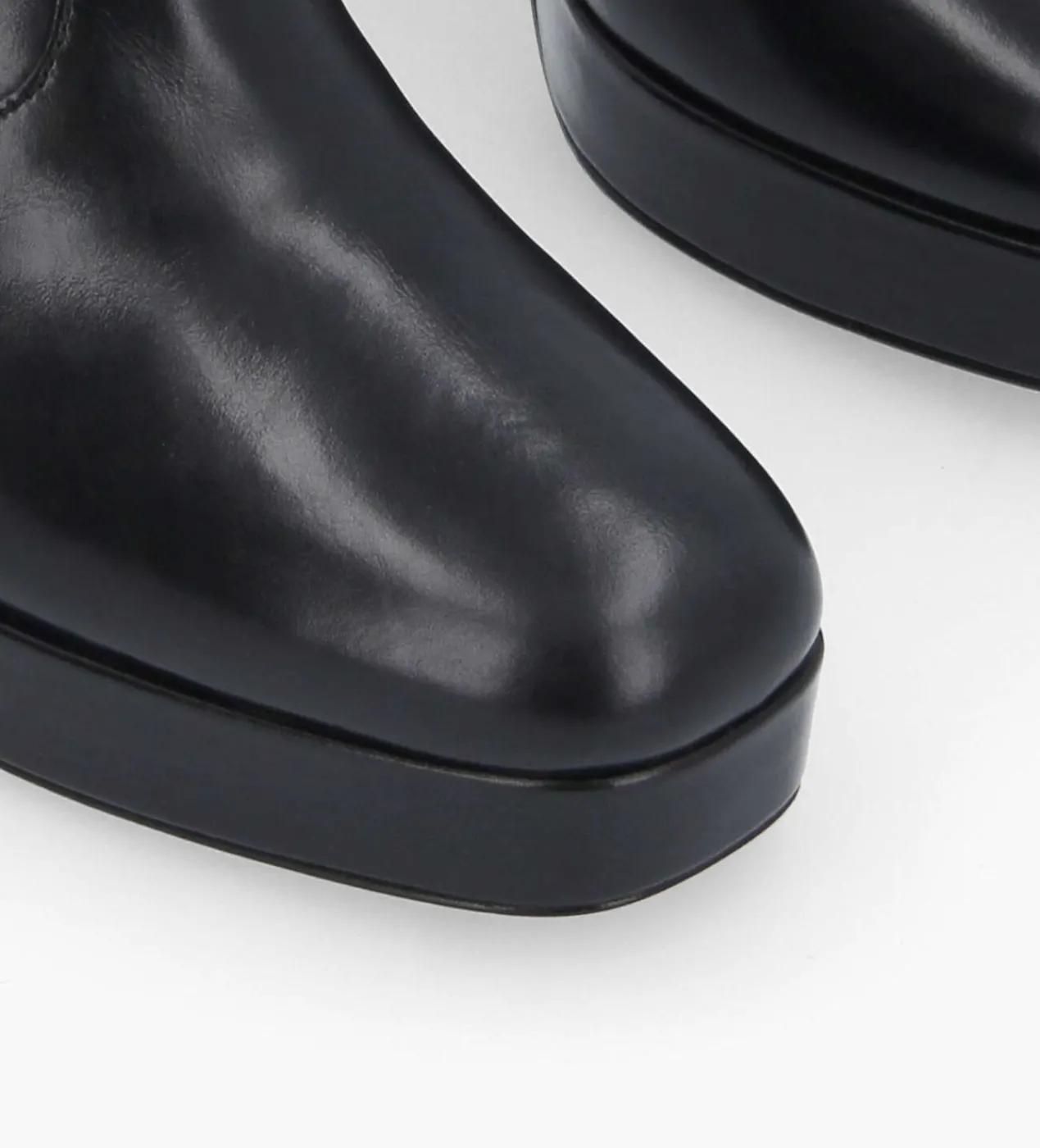 New Bottine zippée à talon - Carlotta 70 - Cuir lisse - Boots - Bottines