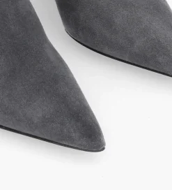 Hot Bottine zippée à talon compensé - Florence 70 - Cuir velours - Boots - Bottines|Boots - Bottines