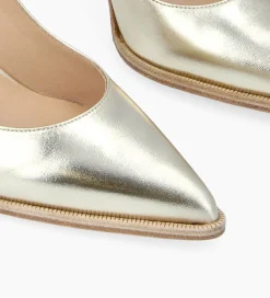 Online Escarpin à bout pointu - Jamie 70 - Cuir métallisé - Mocassins - Escarpins|Escarpins