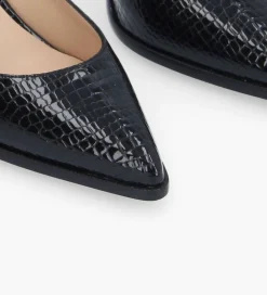 Best Escarpin à bout pointu - Jamie 70 - Cuir verni imprimé serpent - Escarpins