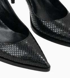 Sale Escarpin à bride arrière - Jamie 70 - Cuir imprimé python - Mocassins - Escarpins|Escarpins