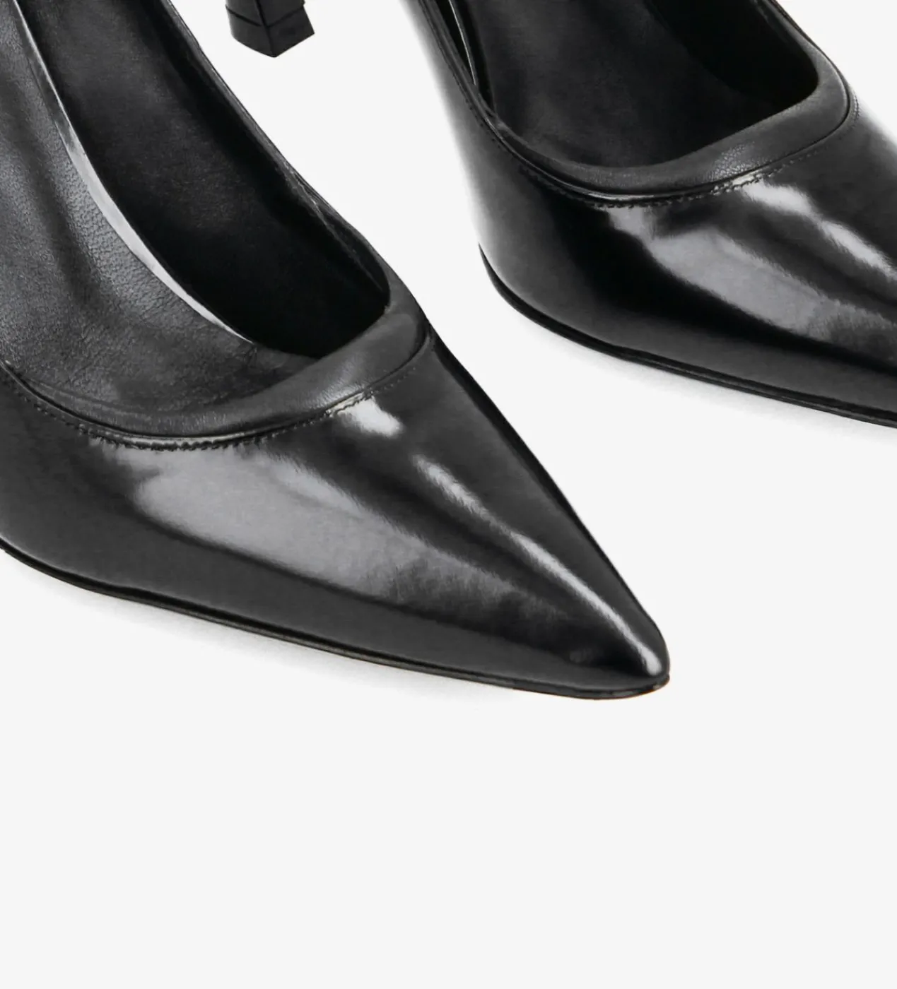 Outlet Escarpin - La Rose 85 - Cuir glacé/Cuir nappa - Mocassins - Escarpins|Escarpins