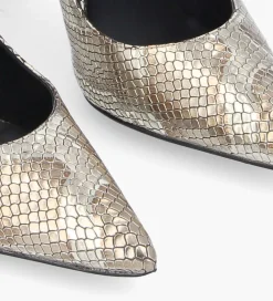 Discount Escarpin à talon à bout pointu - Iris 85 - Cuir imprimé serpent - Escarpins